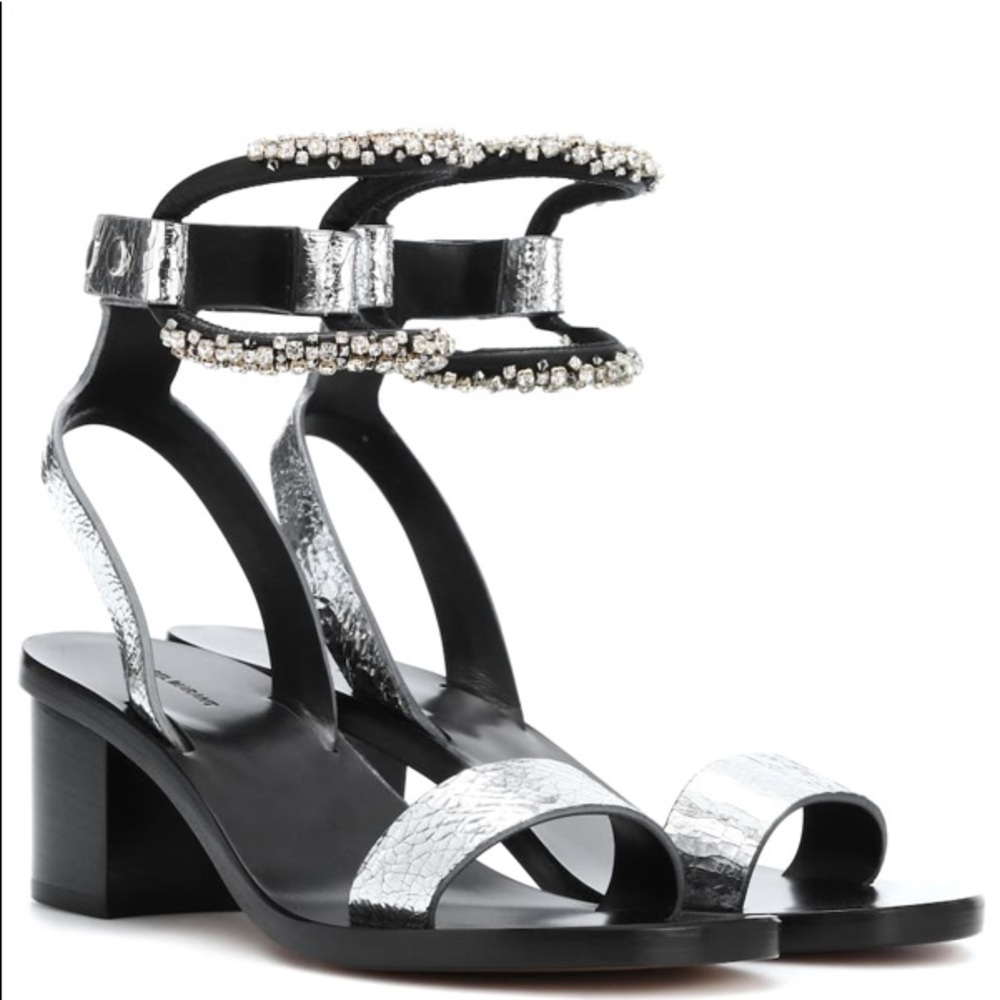 ISABEL MARANT
Jelipa Metallic Leather Sandals